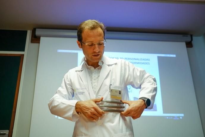 Las Palmas de Gran Canaria . Presentación de resultados del sistema de prótesis torácicas 3D.  | 05/02/2020 | Fotógrafo: José Carlos Guerra