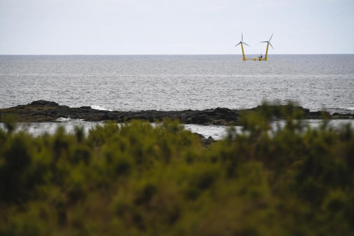 Prototipo de aereogenerador de dos cabezas
