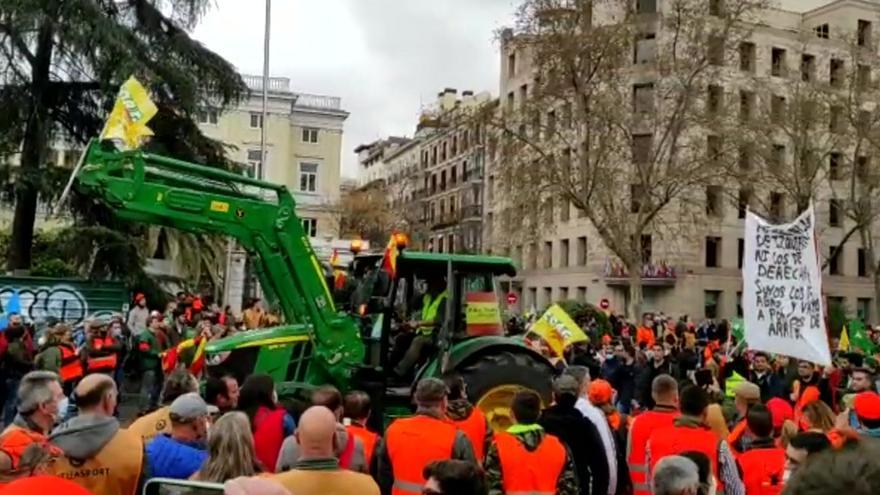 El mundo rural se manifiesta en Madrid