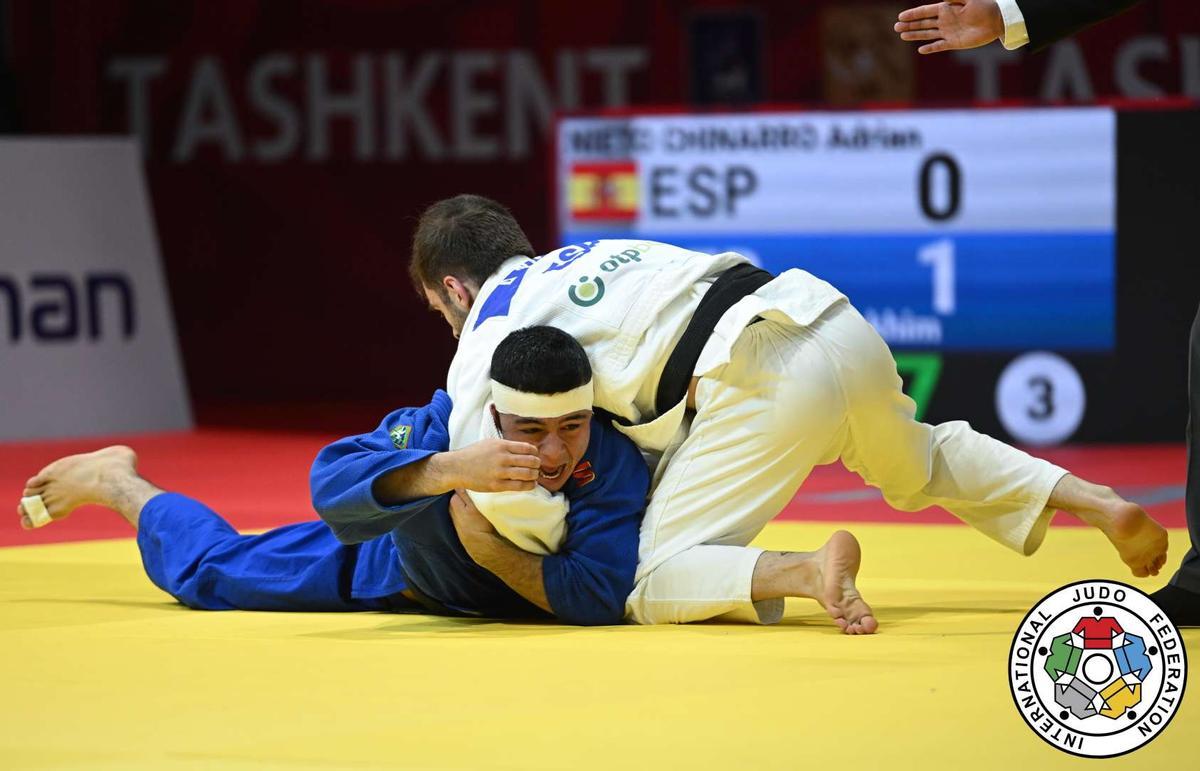 Adrián Nieto compitiendo en la Grand Slam de Tokio