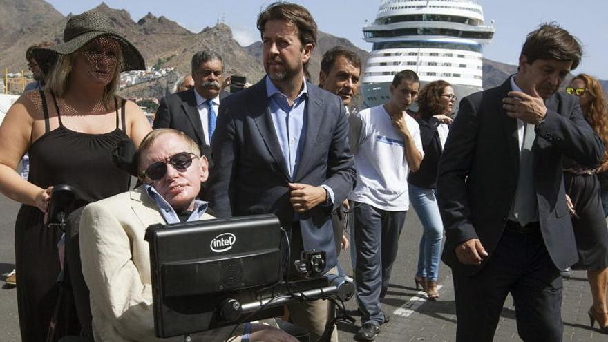 Stephen Hawking en Tenerife.