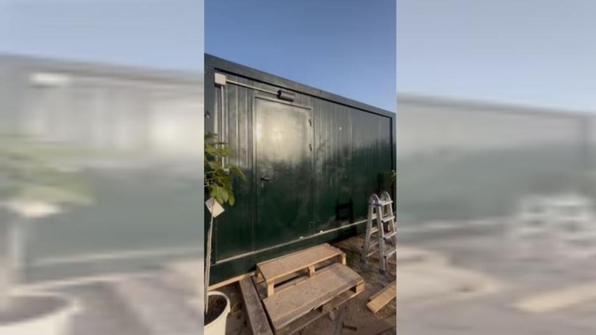 Contenedor a la venta.