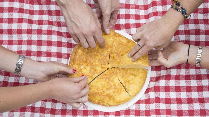 Una tortilla de patata