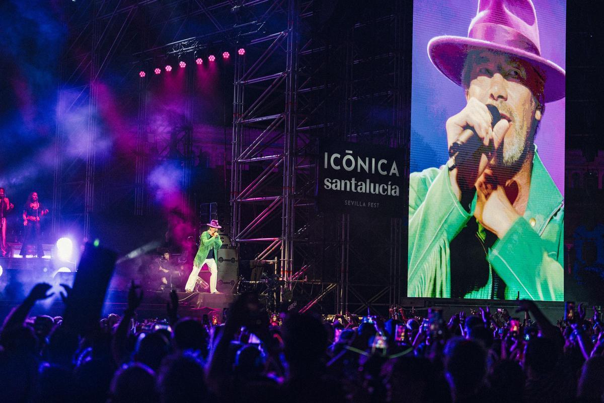 Las mejores imágenes del concierto de Jamiroquai en Sevilla