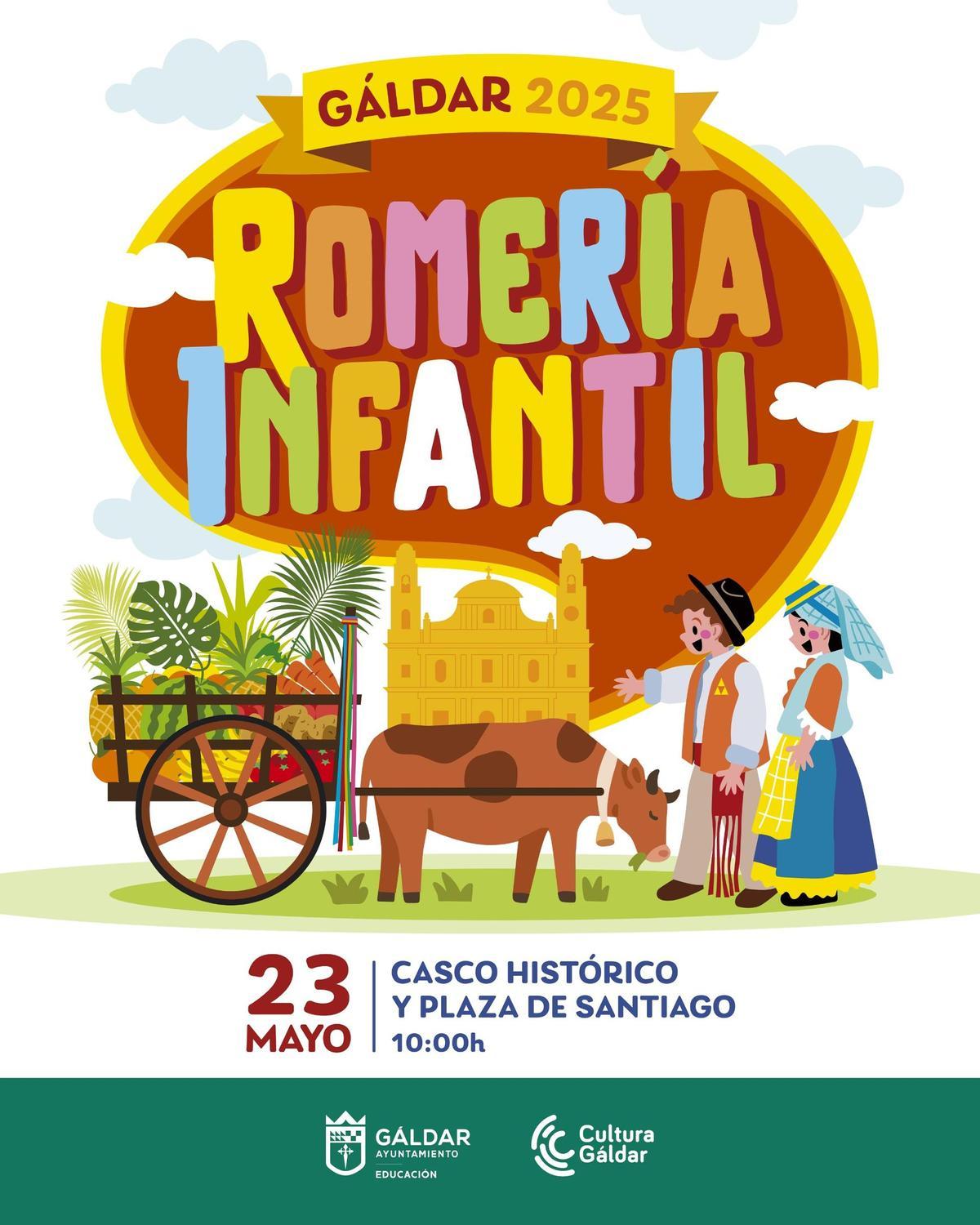 Gáldar celebra este viernes su tradicional Romería Infantil.