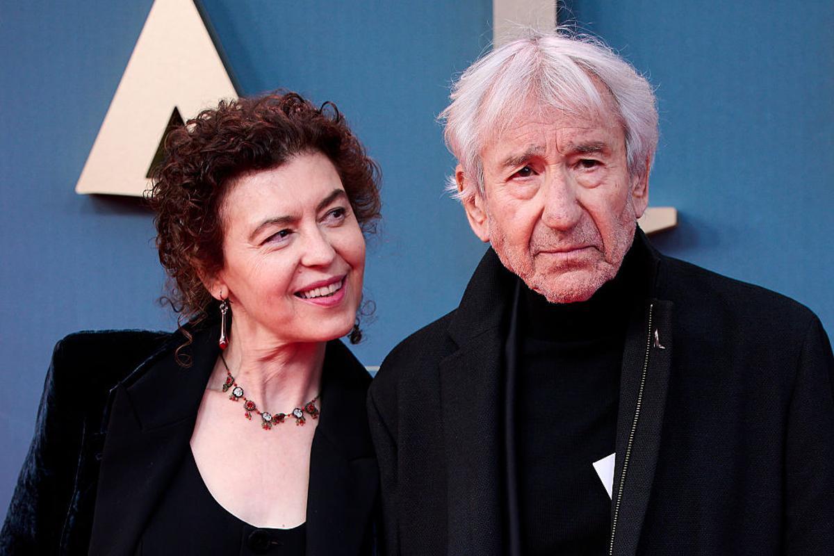 José Sacristán con su actual mujer, Amparo Pascual