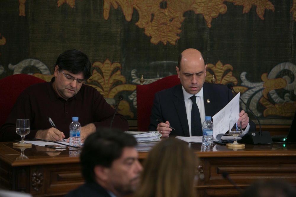 Pleno de presupuestos de Alicante