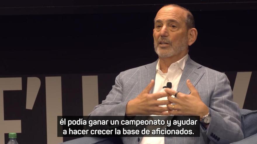 Comisionado de la MLS: "El impacto de Messi y Beckham en EE. UU. es inimaginable"