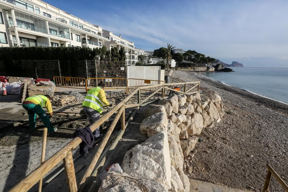 Visita obras Cap Negret Altea