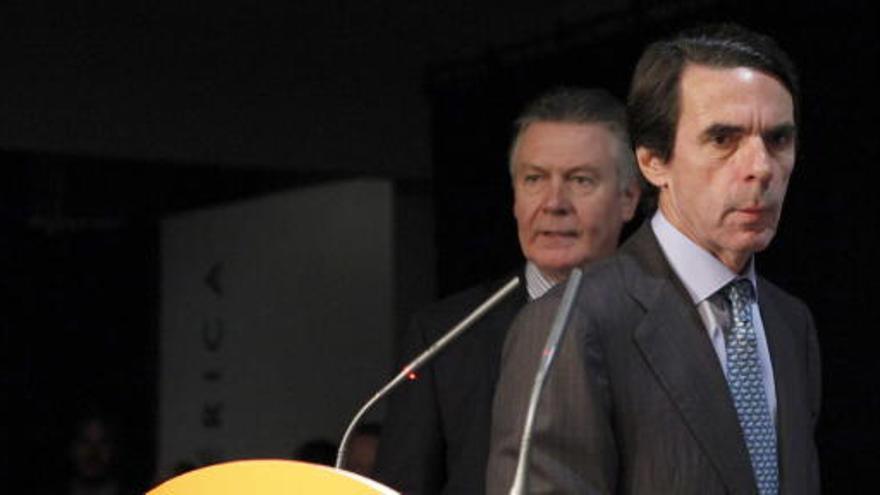 Aznar, en un acto este viernes.