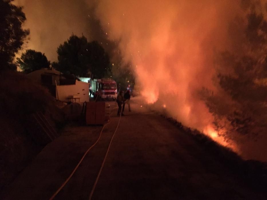 Incendio en Xàbia