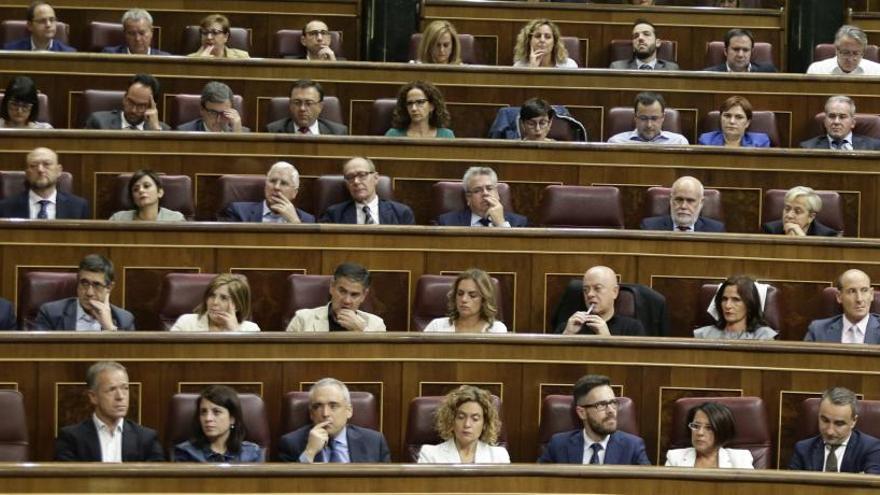 Un moment del debat d&#039;avui al Congrés.