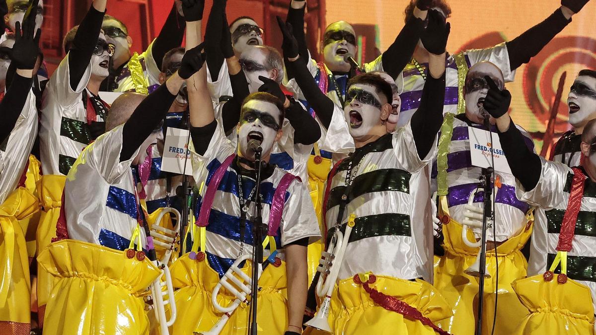 Mamelucos en la final de murgas.