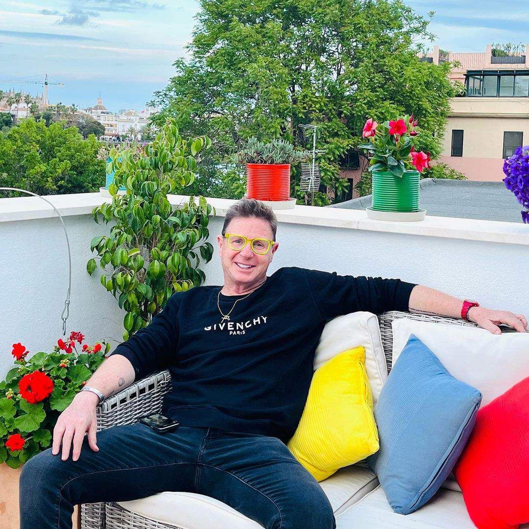 Jorge Cadaval 'presume' de terraza con vistas al Guadalquivir