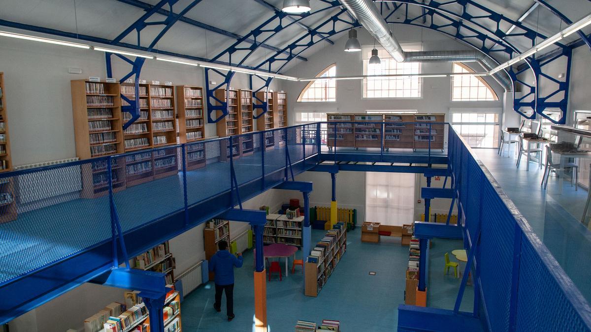 Visión general de la nueva biblioteca de San José Obrero.
