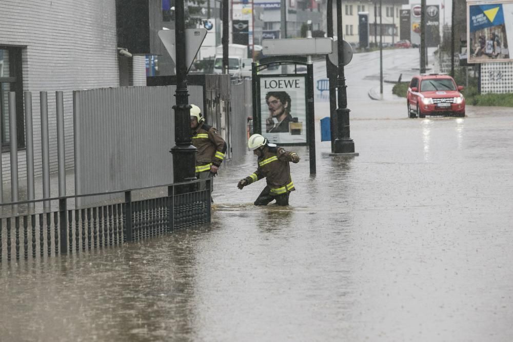 Inundaciones en Oviedo