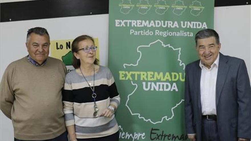 Extremadura Unida sólo se presenta por la provincia de Cáceres