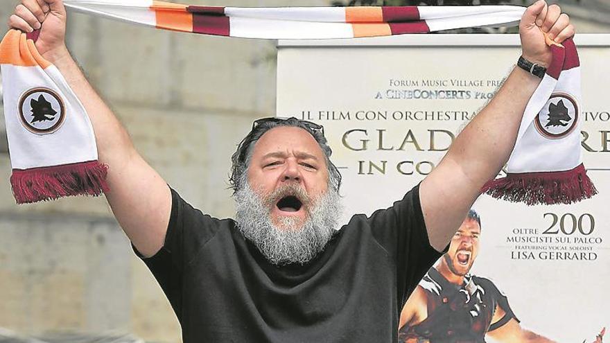 Russell Crowe, irreconocible