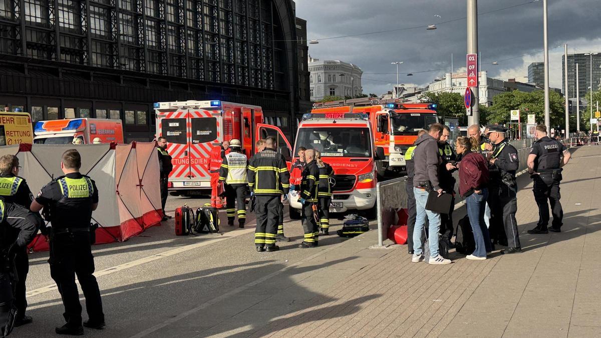 Detenida una mujer responsable del ataque con 17 heridos en la ciudad alemana de Hamburgo.