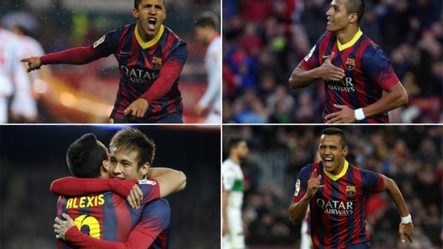 A Alexis Sánchez nadie puede discutirle que no se dejara la piel como jugador del Barça