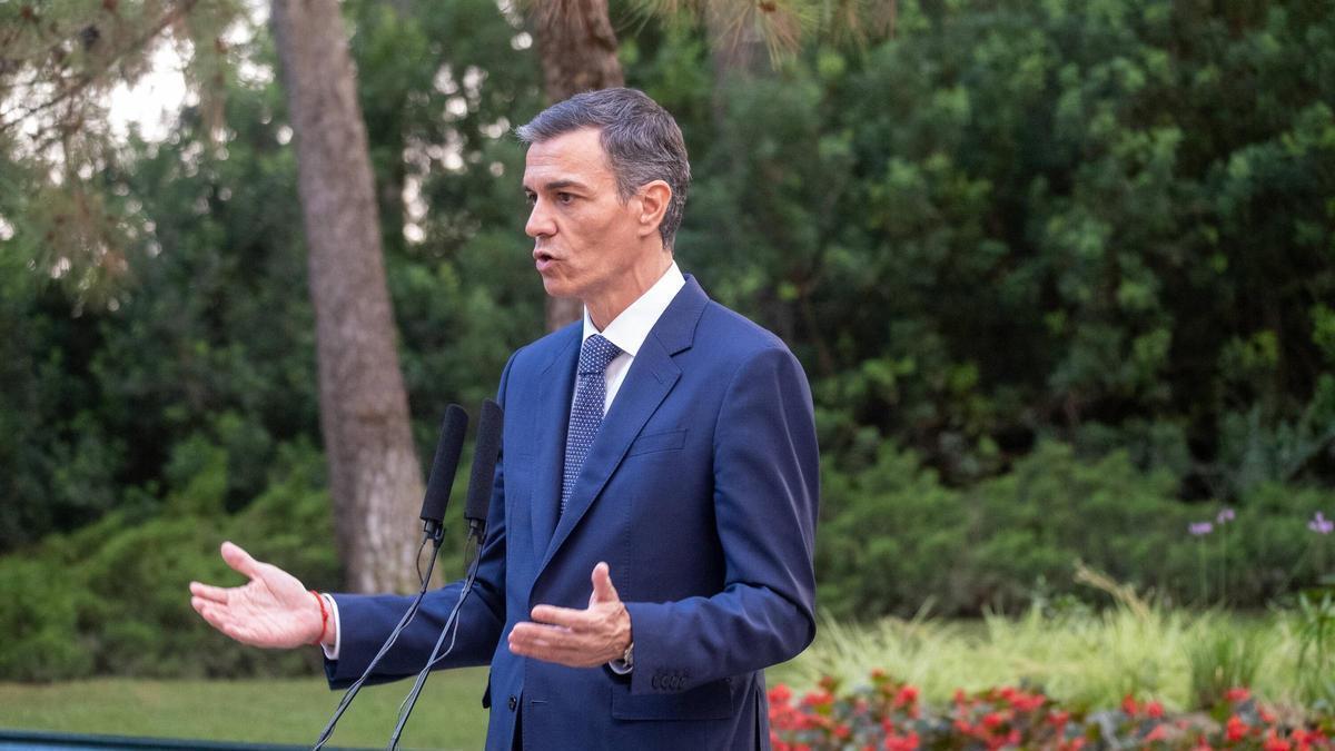 Pedro Sánchez, el verano pasado en Marivent.