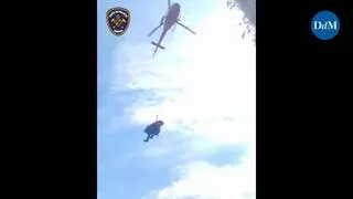 Rescatan en helicóptero a un joven herido tras sufrir una caída en el Torrent de Biniaraix, en Sóller