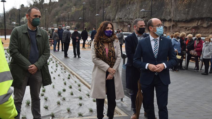 Vilagrà destaca que el nou parc de Gironella fa que el riu es miri de cara