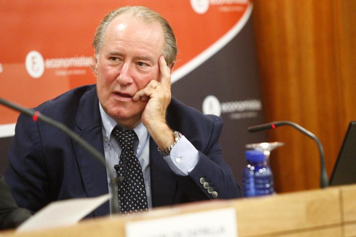 José María Gay de Liébana, durante la conferencia