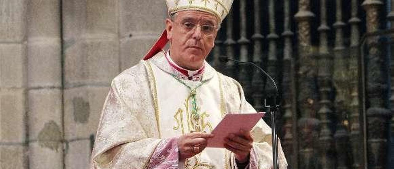 Leonardo Lemos, en la catedral. // Iñaki Osorio