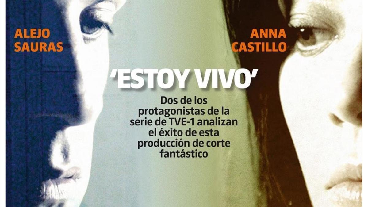 Alejo Sauras y Anna Castillo, en la portada de 'Teletodo'