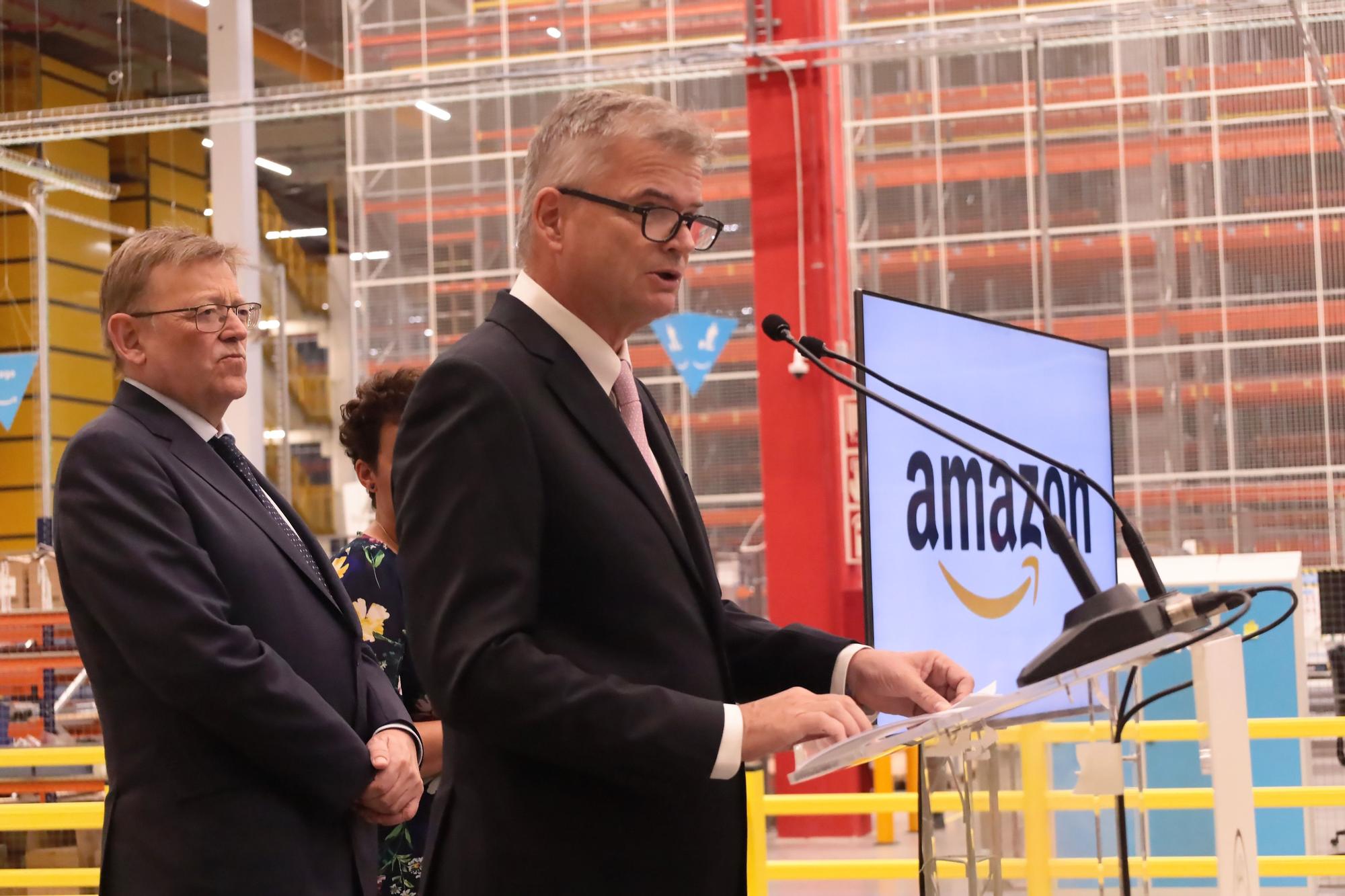 IMÁGENES | Amazon inaugura su centro logístico en Onda