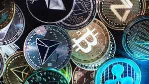 Imagen de archivo representando el concepto de criptomonedas y tokenización