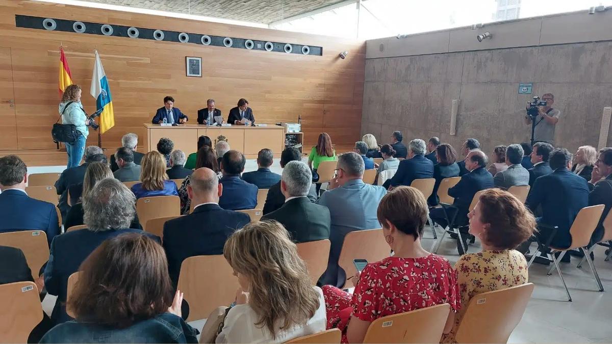 Una reunión de jueces decanos el pasado mayo en Canarias.