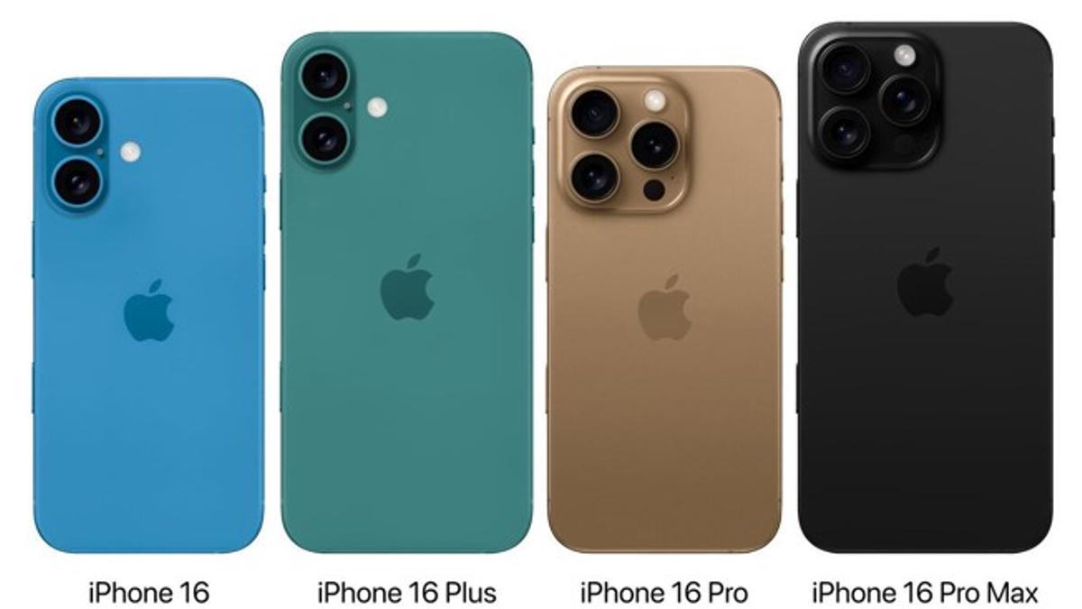 Imagen filtrada de los nuevos iPhone 16.