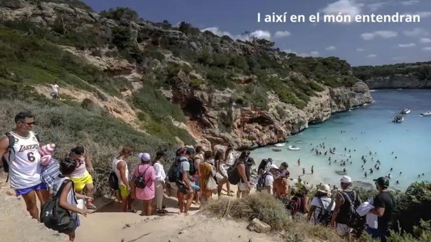 &#039;Menys Turisme, Més Vida&#039; crea un emotivo vídeo que invita a manifestarse este domingo contra la saturación turística en las islas