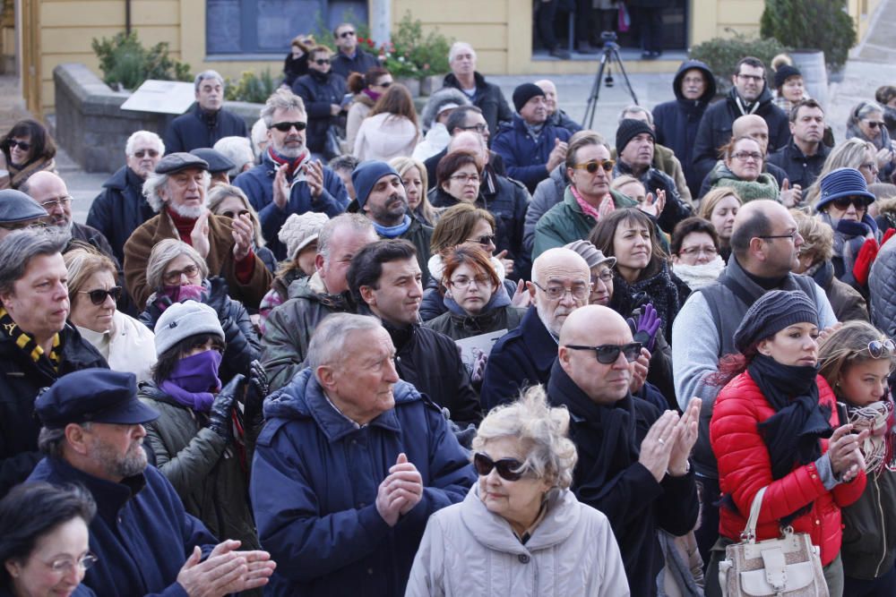 Protesta a Castelló en contra de la decisió del Bisbat de rellevar el mossèn