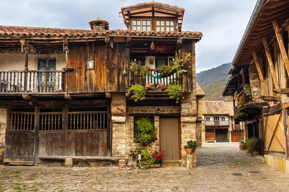 Las casas de arquitectura montañesa de Bárcena Mayor