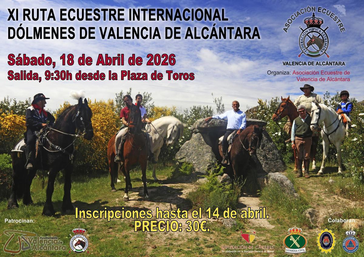 Cartel de la Ruta Ecuestre.