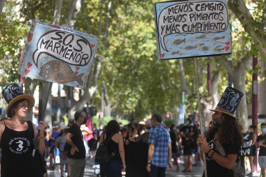 Así ha sido la manifestación por el Mar Menor de este sábado en Murcia