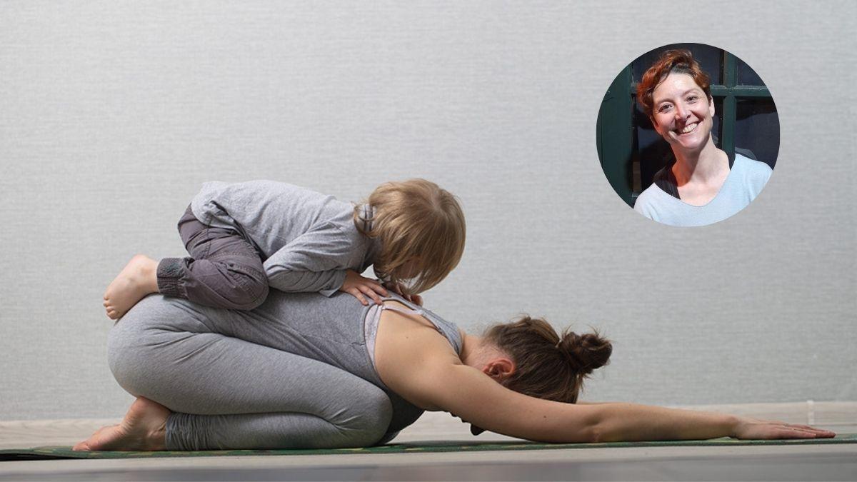 Amelia David, instructora de yoga en Cáceres.
