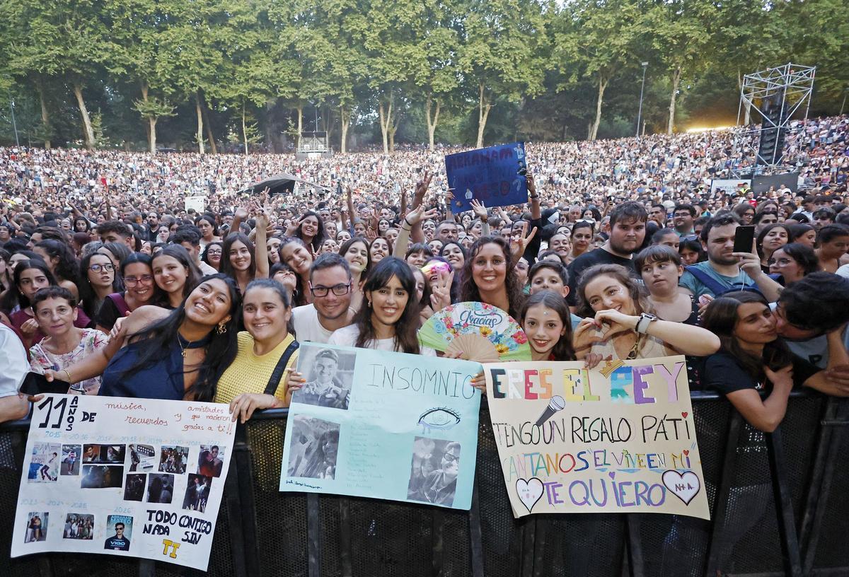 Las imágenes del concierto de Abraham Mateo en Castrelos