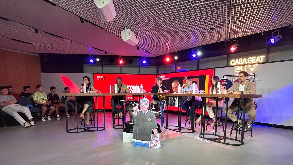 Una tertulia muy futbolera