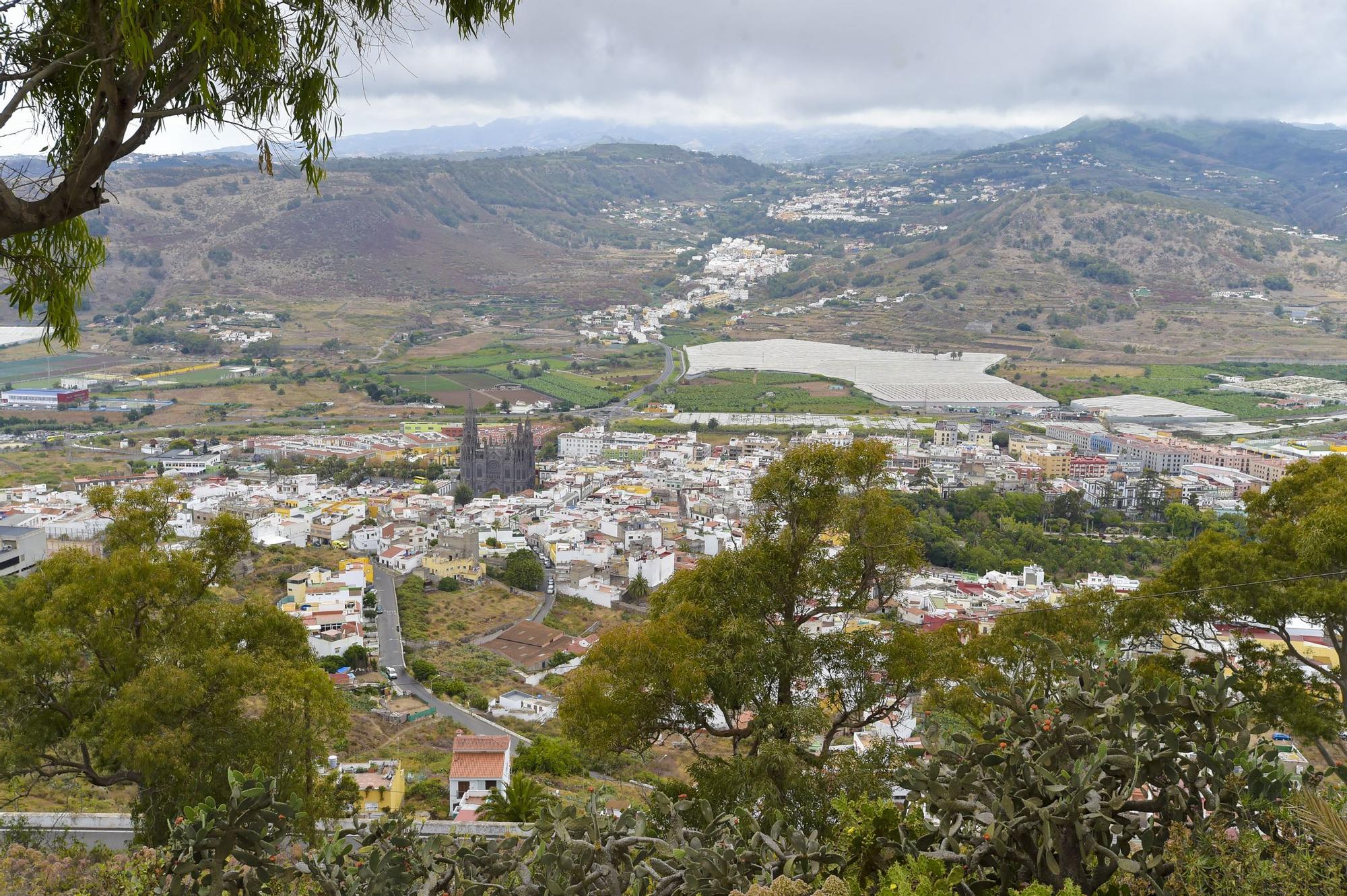 Presentación de las obras para la reapertura del mirador de la Montaña de Arucas