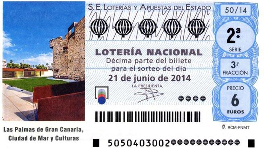 El sorteo de la Lotería Nacional del 21 de junio se celebrará en Las Canteras