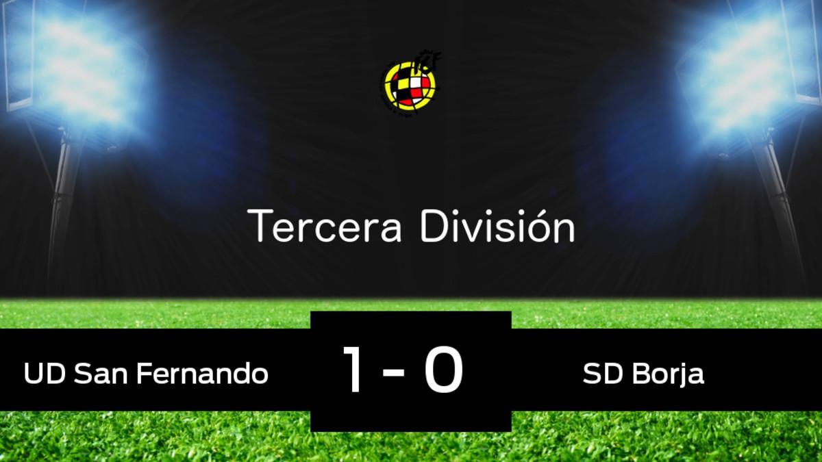 El San Fernando derrotó al Borja por 1-0