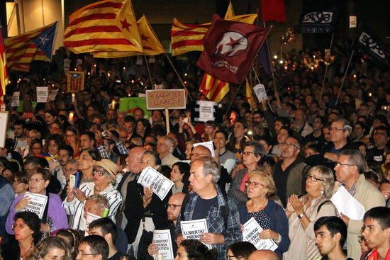 Concentració a la Plaça Constitució