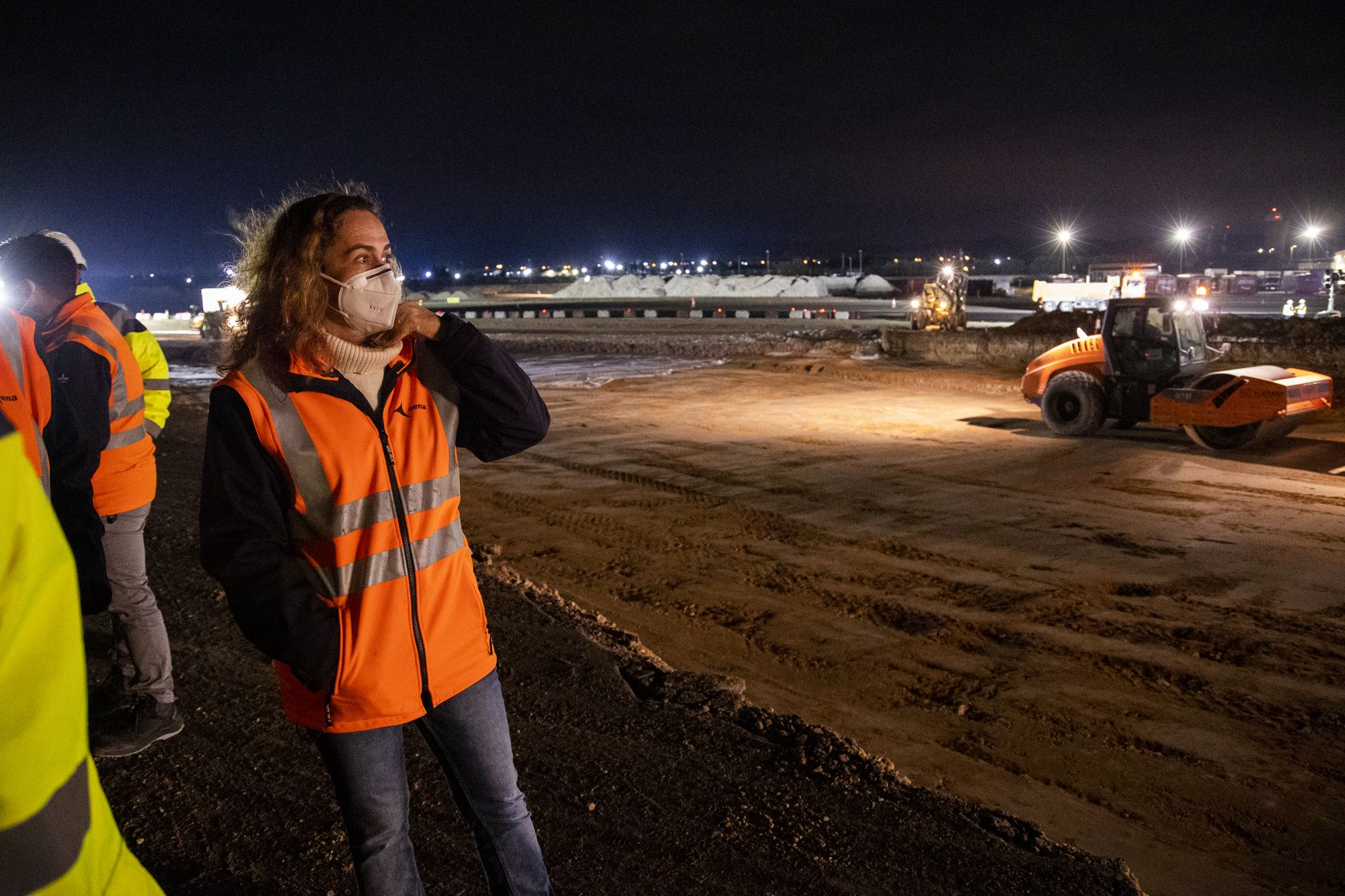 Aena renueva el pavimento de las pistas del aeropuerto para incrementar la seguridad