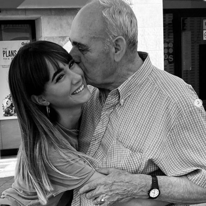 Aitana y su abuelo