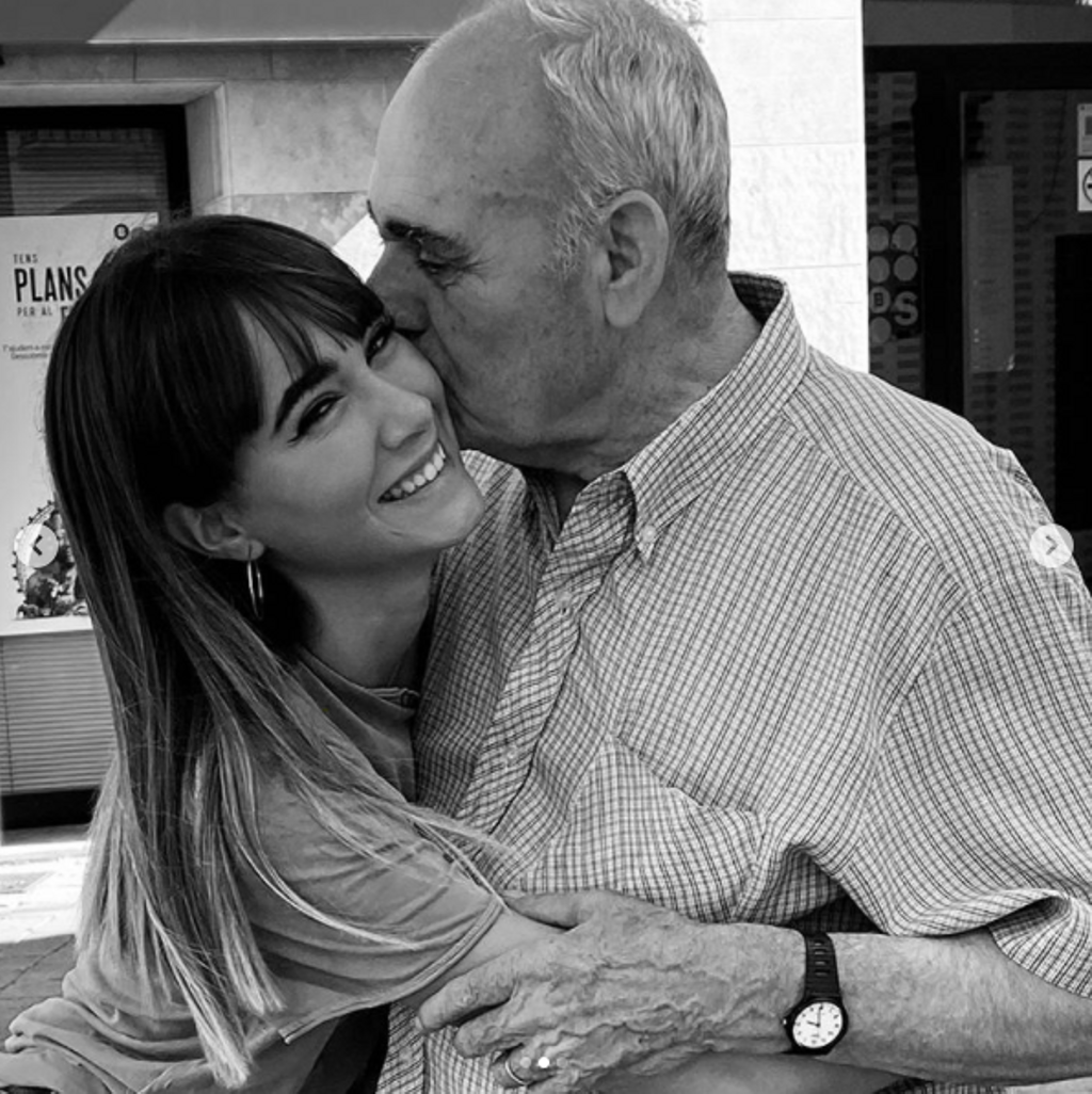 Aitana y su abuelo