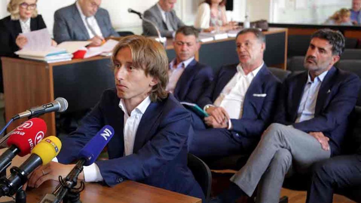 Modric declaró por un delito de falso testimonio